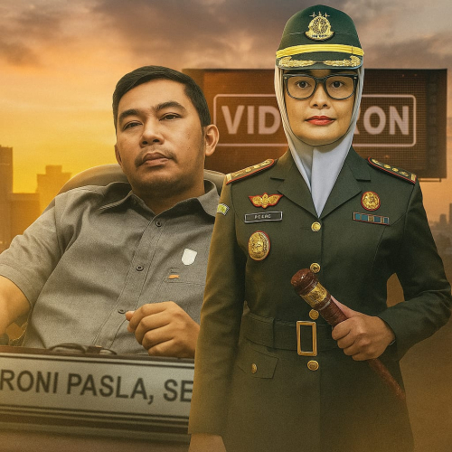 Roni Pasla Diduga Dalang Proyek Videotron, Supir Dijadikan Kambing Hitam Aktivis Ancam Guncang Kejari Pekanbaru