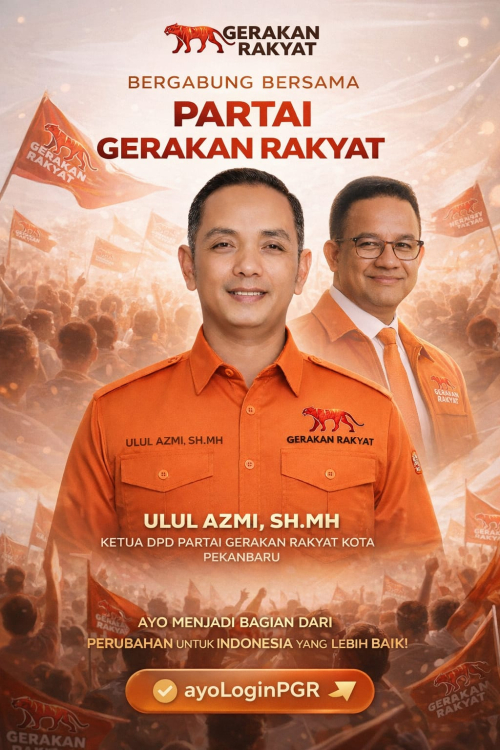 Dari Pekanbaru ke Riau: Ulul Azmi Menyalakan Mesin Gerakan Rakyat, Politik Akar Rumput Resmi Dimulai