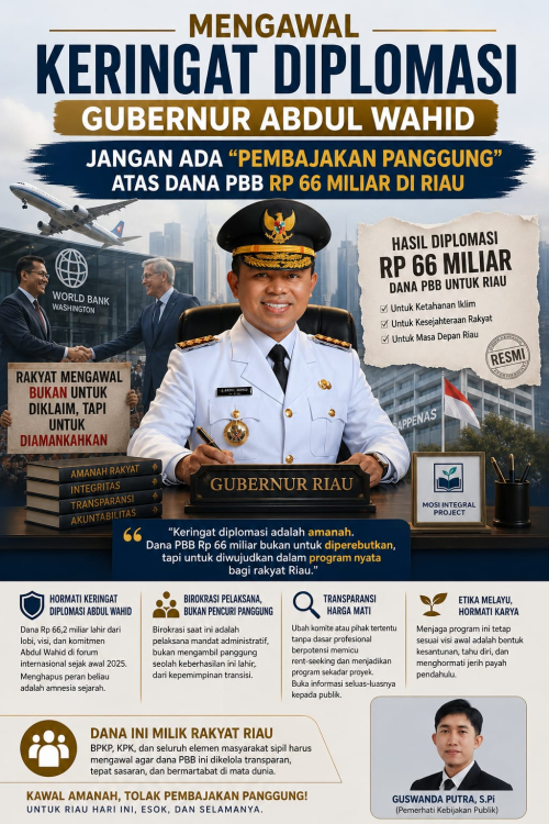 Mengawal Keringat Diplomasi Gubernur Abdul Wahid: Jangan Ada 