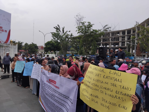 Gubernur Riau Abdul Wahid Diminta Turun ke Lokasi Kebun Koppsa-M