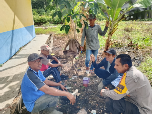 Polsek Rangsang Barat Gelar Goro Persiapan Penanaman Jagung Pipil