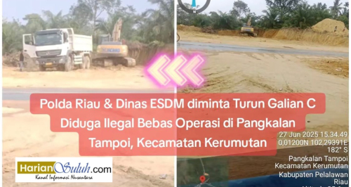 Disebut Pakai Galian C Ilegal, PT EMP Riau Bantah,Tati : Kami Hanya Titip Di Tempat Kadus