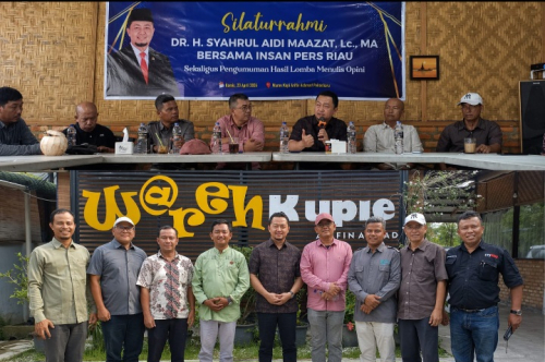 Umumkan Pemenang Lomba Menulis Opini, Syahrul Aidi Serap Aspirasi 5 Asosiasi Media dan Wartawan Riau