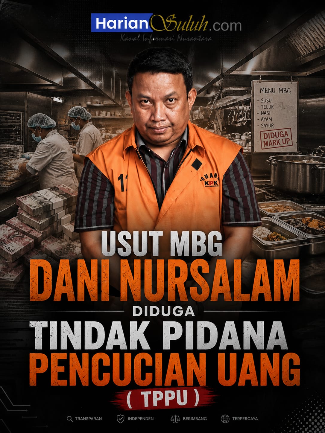 Usut Tuntas MBG Dani Nursalam, Diduga Terlibat Tindak Pidana Pencucian Uang (TPPU)