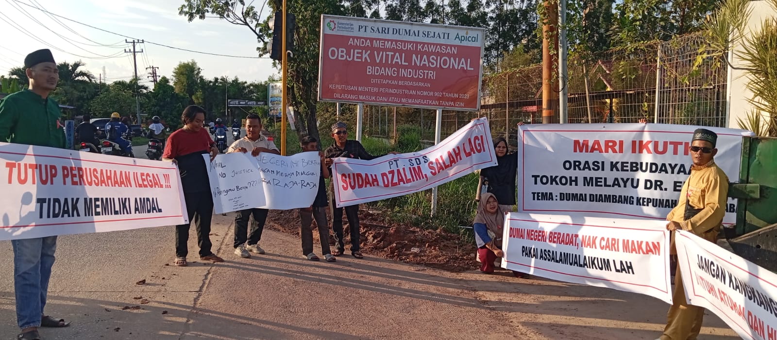 Aktivitas Pembangunan SBE Plant PT SDS Di Kecam Solidaritas Rakyat Dumai Minta Penegakan Aturan