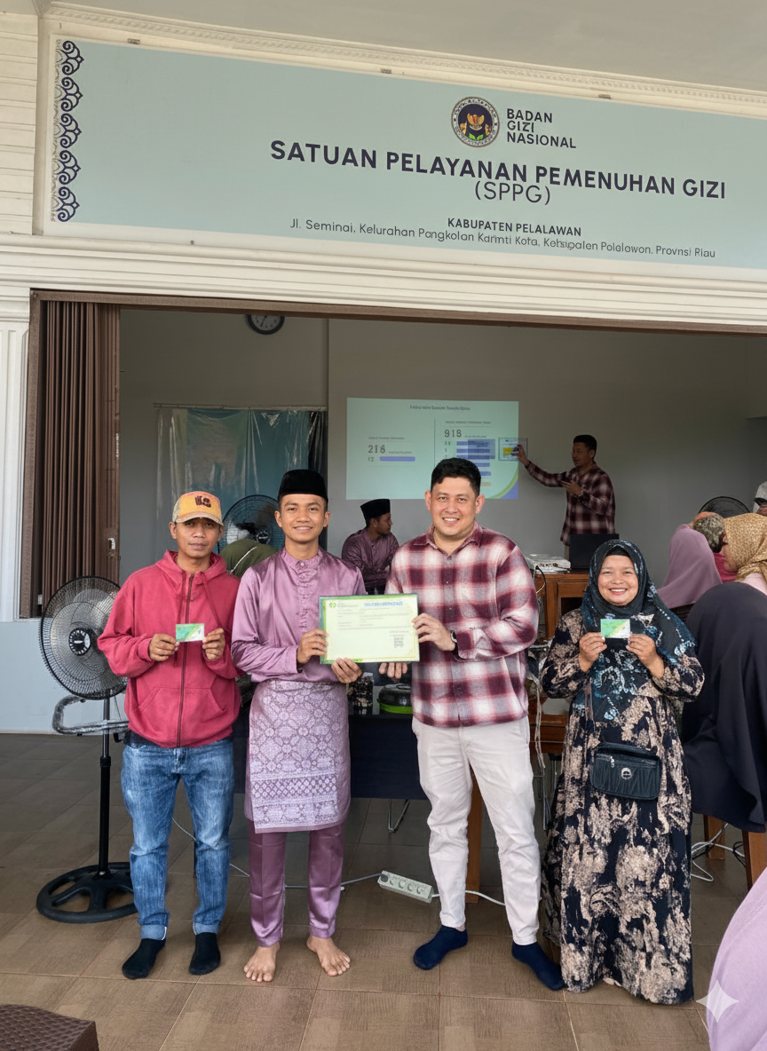 47 Pekerja SPPG Yayasan Harmoni Riau Sejahtera sudah Terlindungi BPJS Ketenagakerjaan