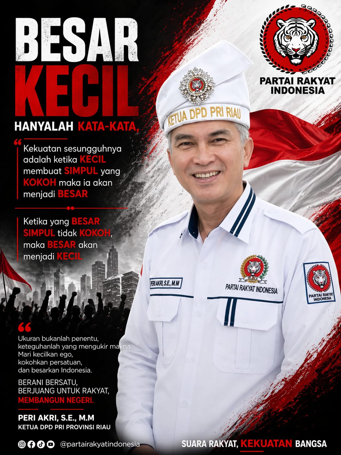 Peri Akri : Kekuatan Bangsa Dimulai dari Hal Kecil yang Kokoh