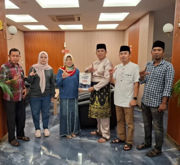 Ketua Umum DPH LAMR Kepulauan Meranti Temui Kepala Balai Bahasa Provinsi Riau